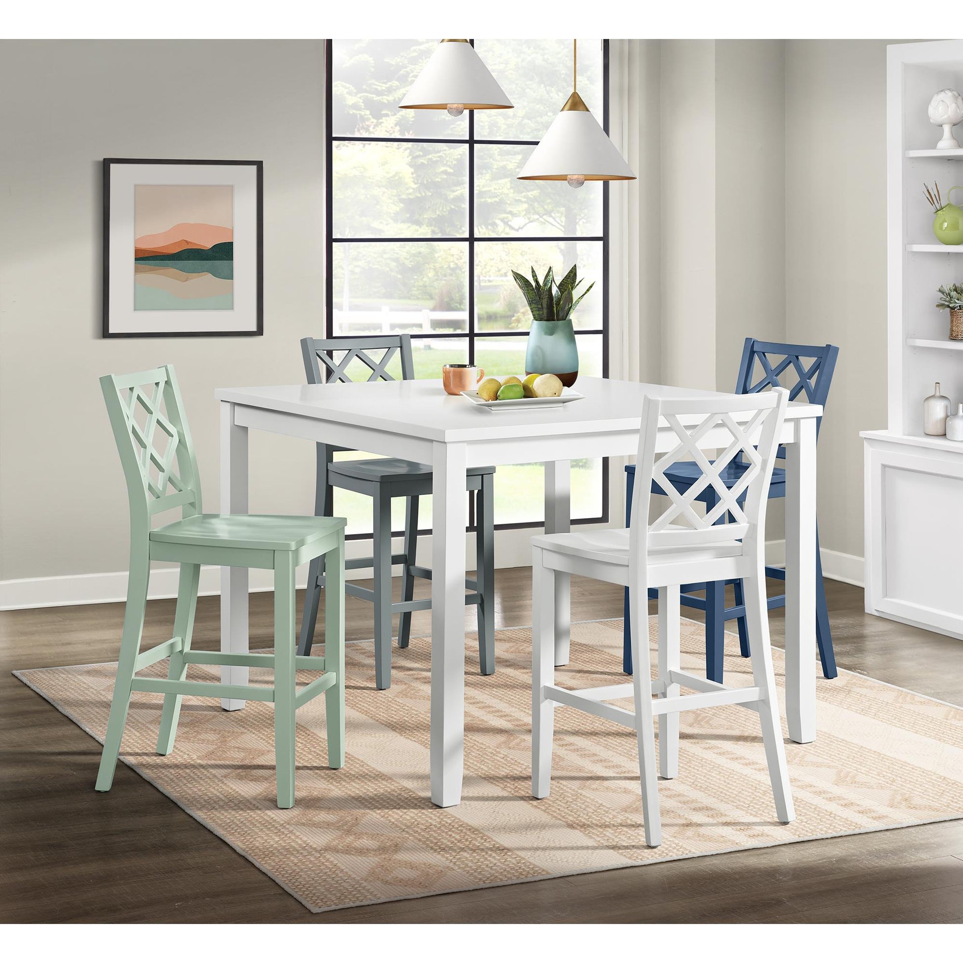 Elements International Kona D - 9340 - 7 - SCT Square Counter Table - American Furniture of Slidell