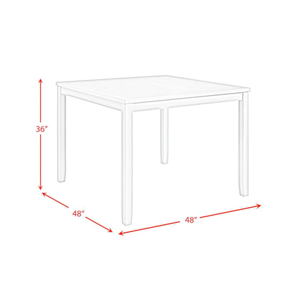 Elements International Kona D - 9340 - 7 - SCT Square Counter Table - American Furniture of Slidell