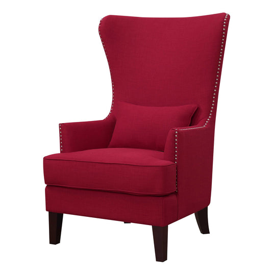 Elements International Kori Accent Chair - Berry - American Furniture of Slidell