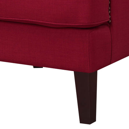Elements International Kori Accent Chair - Berry - American Furniture of Slidell