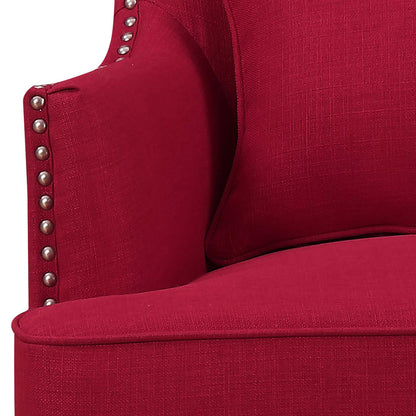 Elements International Kori Accent Chair - Berry - American Furniture of Slidell
