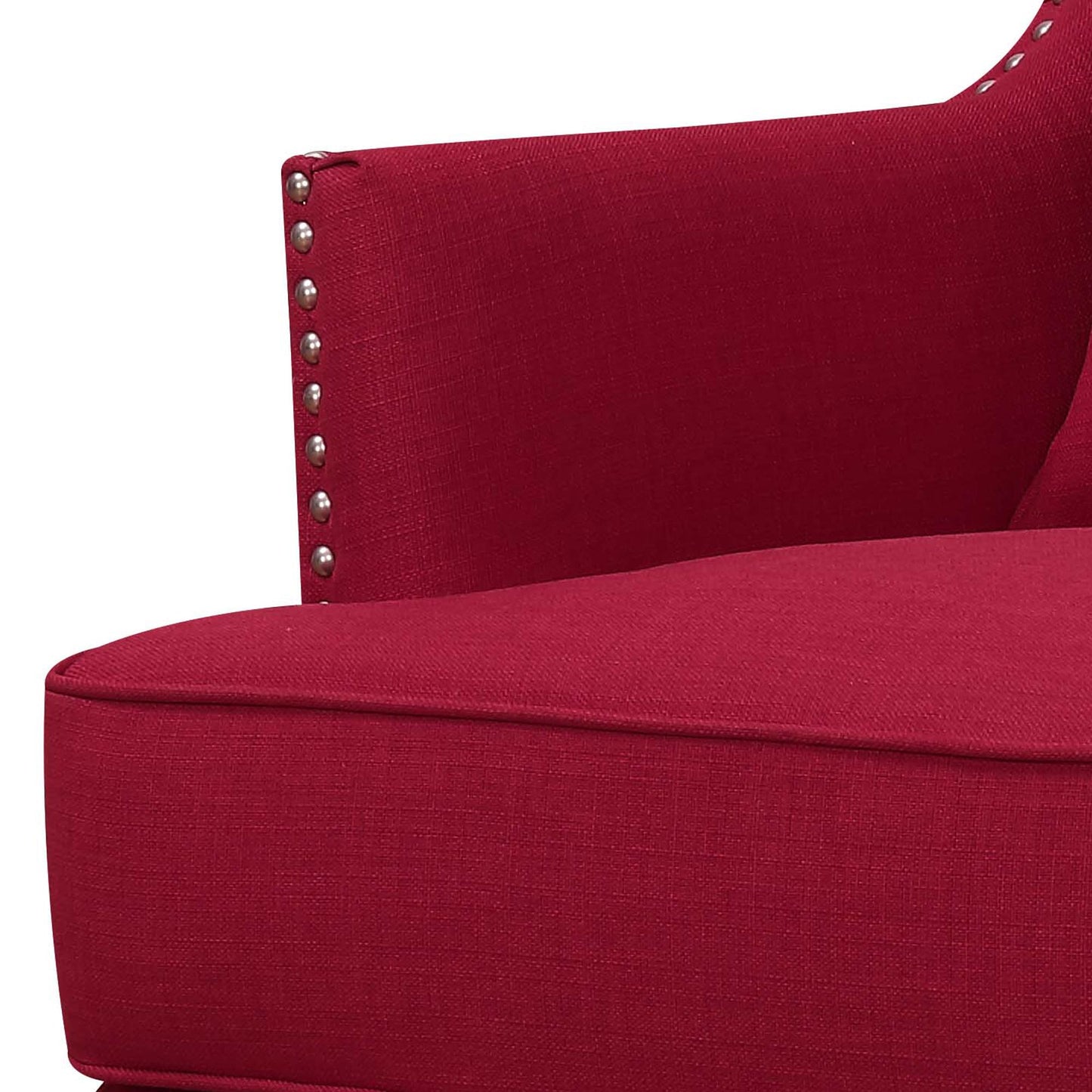 Elements International Kori Accent Chair - Berry - American Furniture of Slidell
