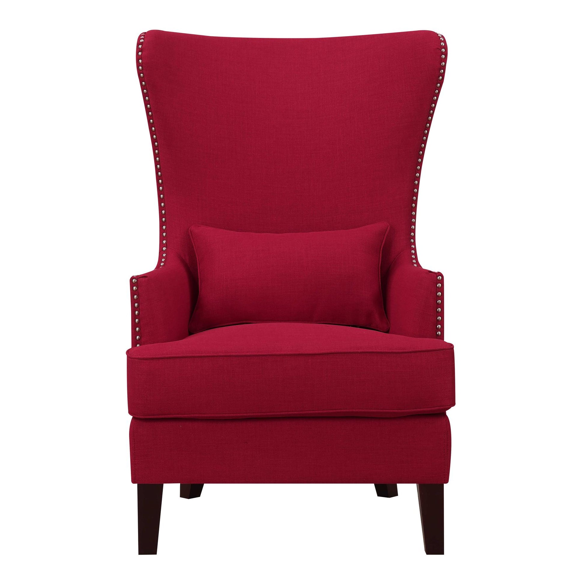 Elements International Kori Accent Chair - Berry - American Furniture of Slidell