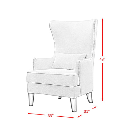 Elements International Kori Accent Chair - Heirloom Natural - American Furniture of Slidell