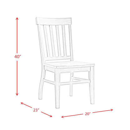 Elements International Lakeview CDLW100SC Side Chair - American Furniture of Slidell