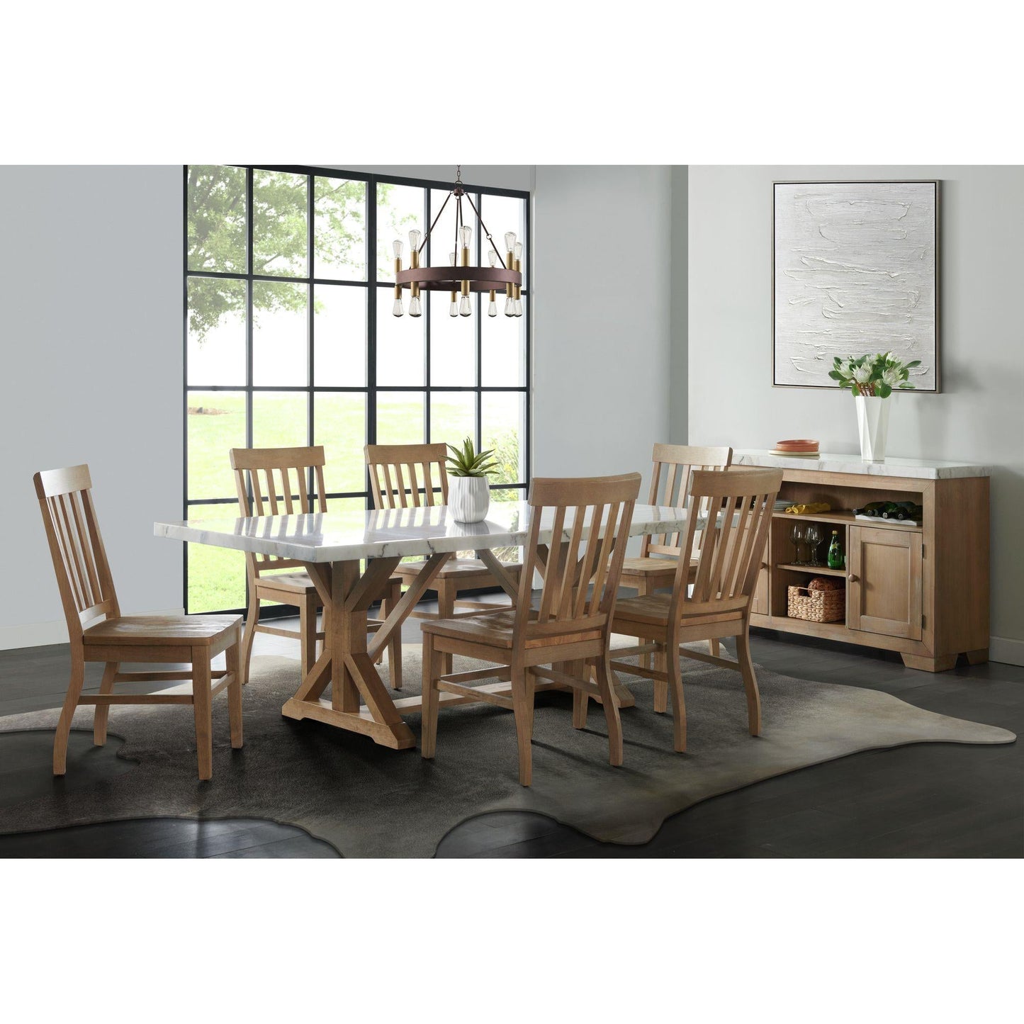 Elements International Lakeview CDLW100SV Server - American Furniture of Slidell
