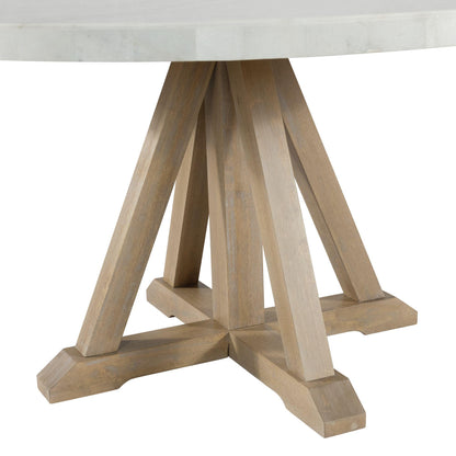 Elements International Lakeview CDLW180RDT Round Dining Table - American Furniture of Slidell
