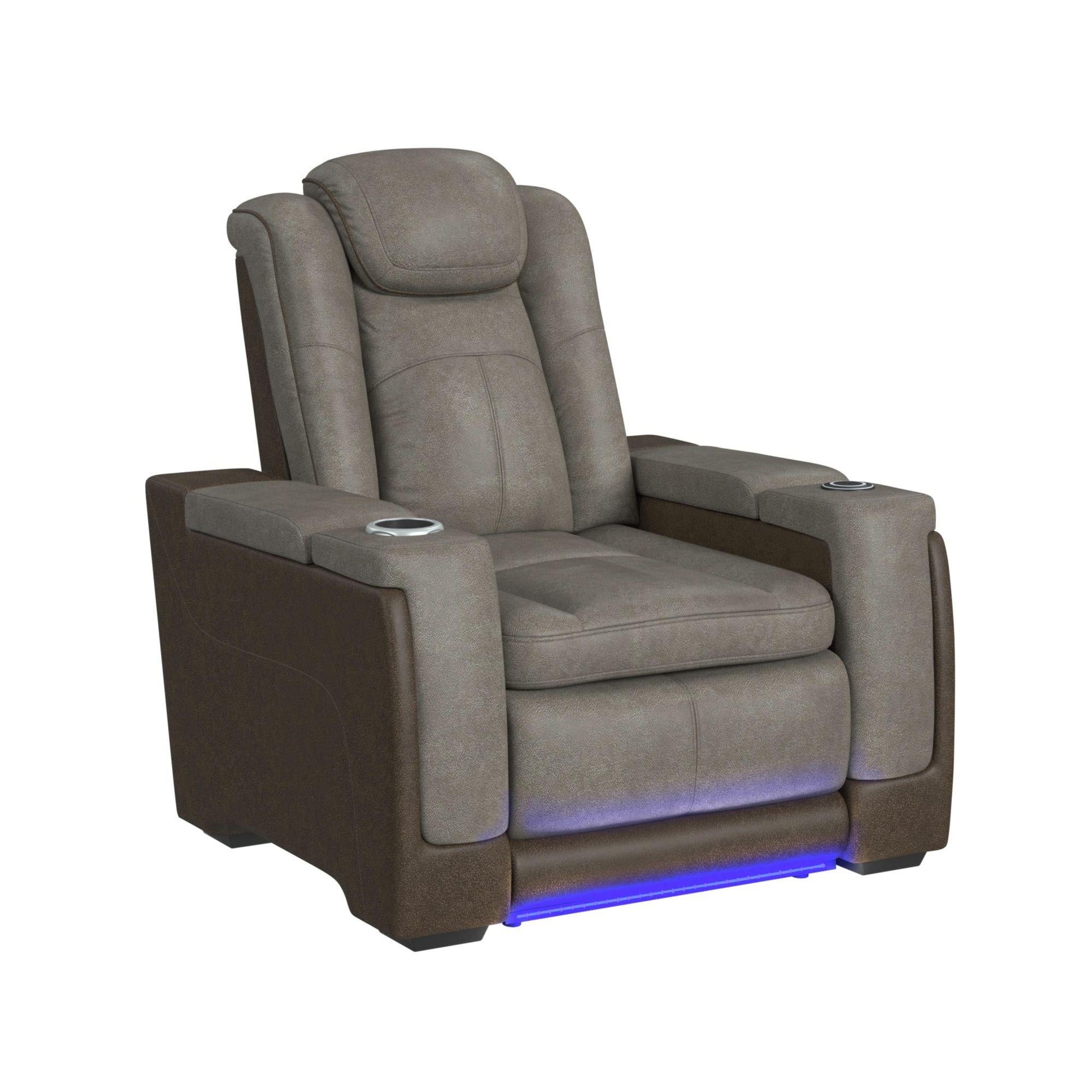 Elements International Lantana U - 13660 - 10560 - 105PP Power Motion Recliner - American Furniture of Slidell
