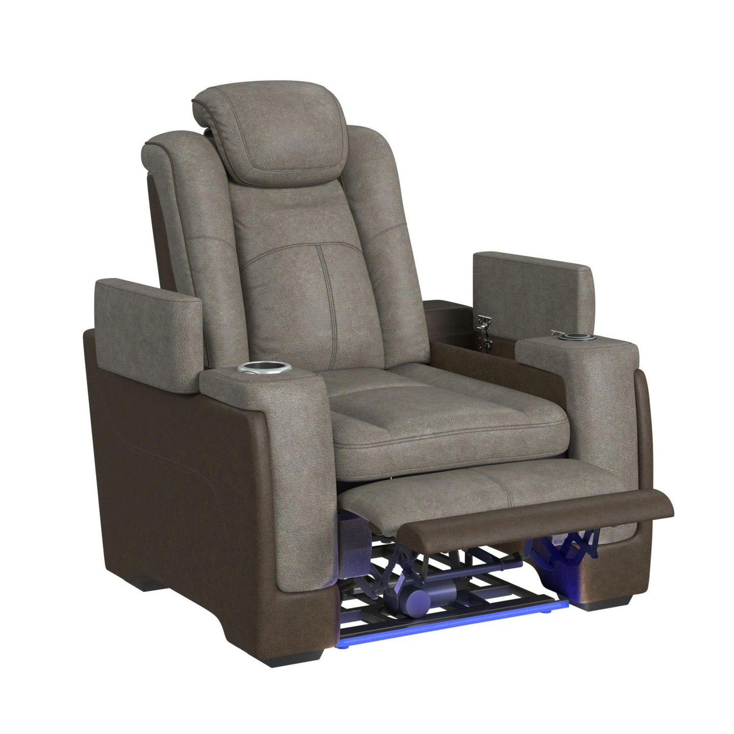Elements International Lantana U - 13660 - 10560 - 105PP Power Motion Recliner - American Furniture of Slidell