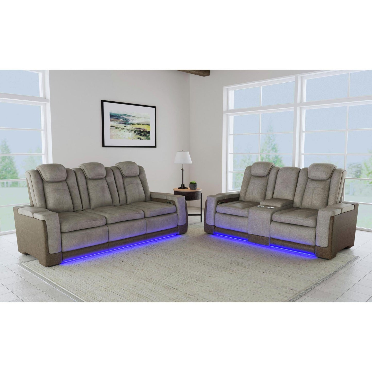 Elements International Lantana U - 13660 - 10560 - 285PP Power Motion Loveseat - American Furniture of Slidell