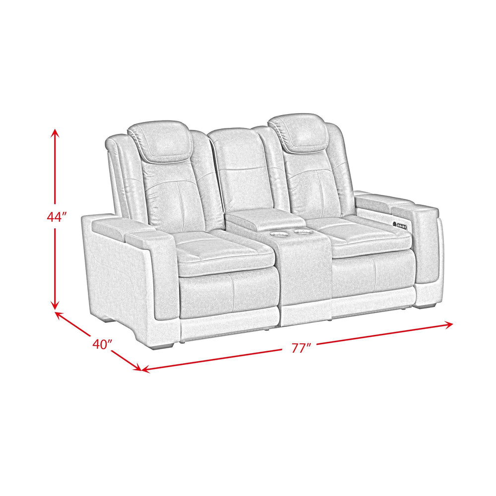 Elements International Lantana U - 13660 - 10562 - 285PP Power Motion Loveseat - American Furniture of Slidell