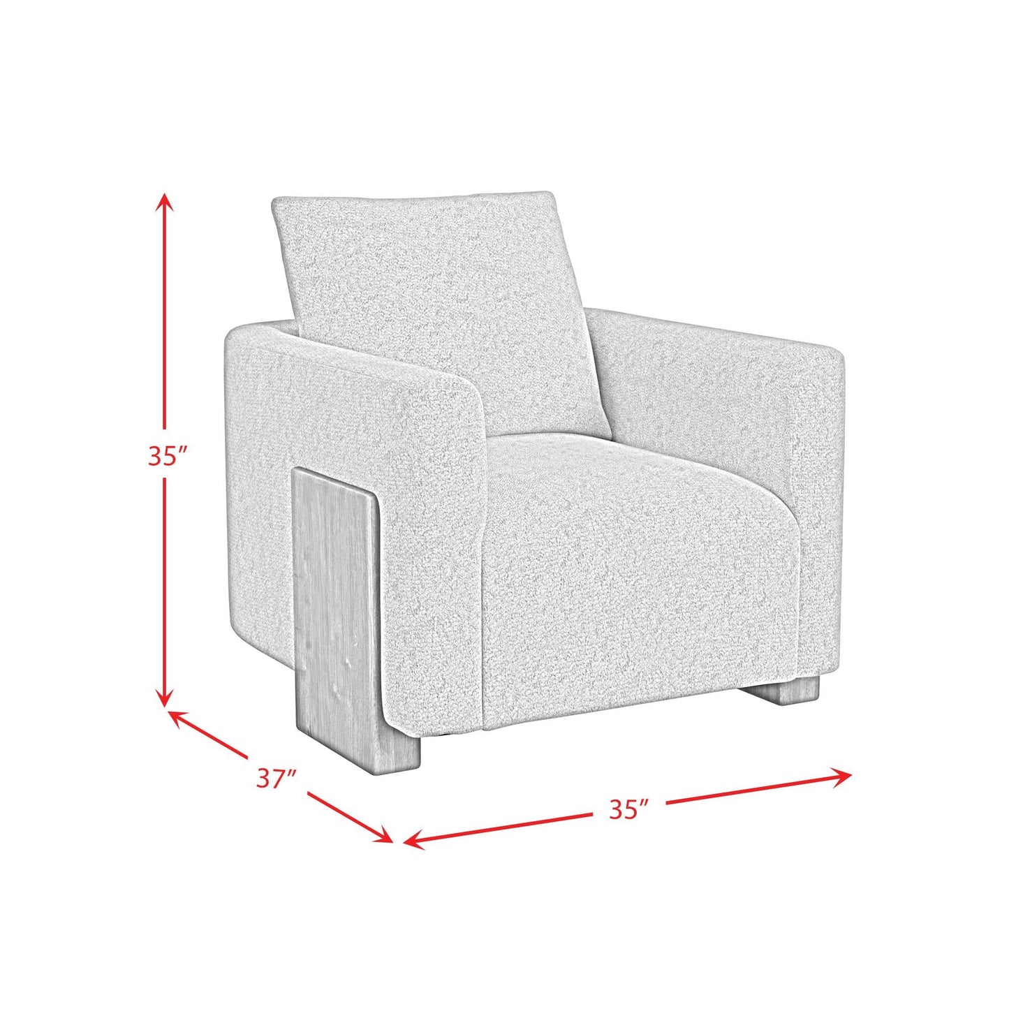 Elements International Lanvin U - 16930 - 11591 - 100 Accent Chair - American Furniture of Slidell