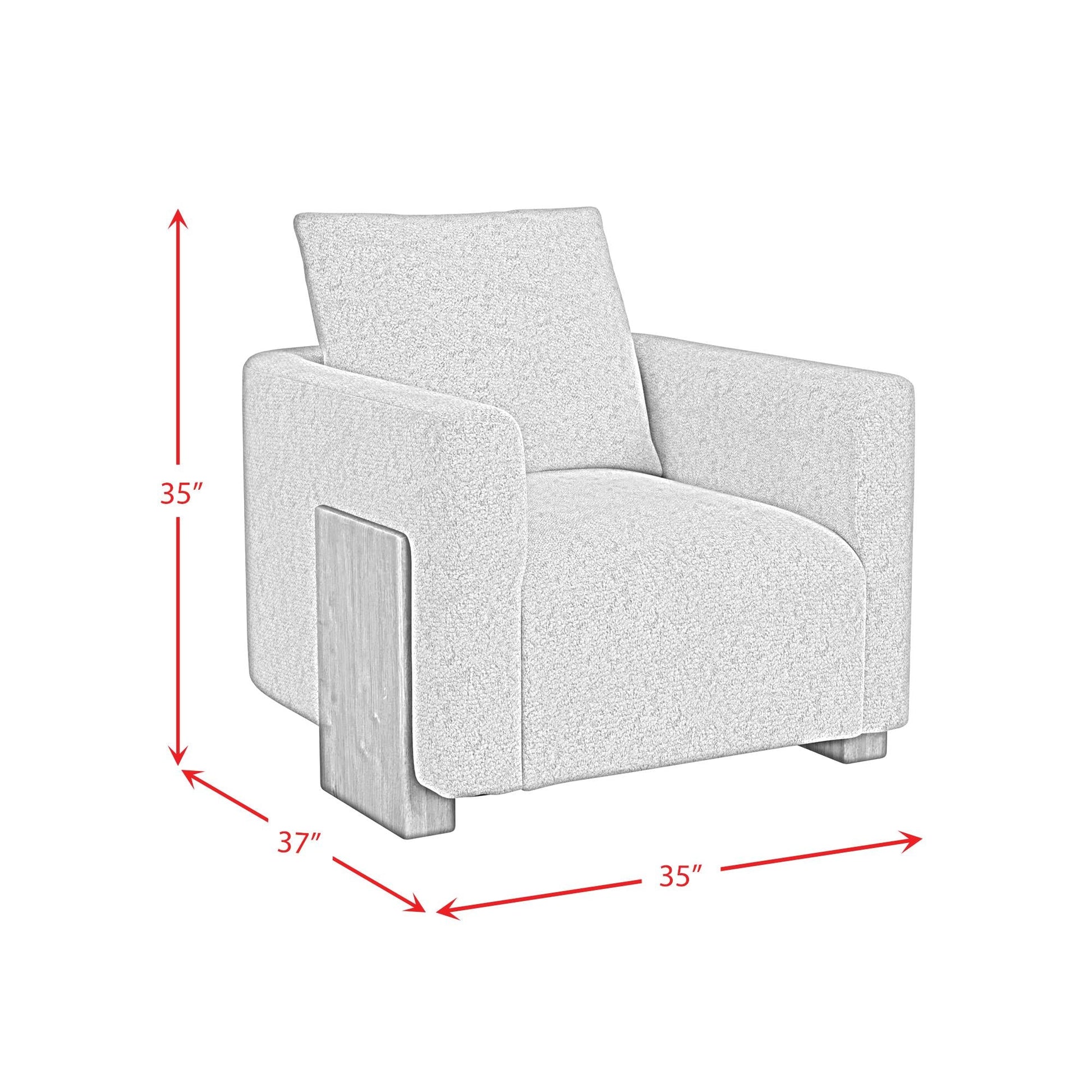 Elements International Lanvin U - 16930 - 11591 - 100 Accent Chair - American Furniture of Slidell