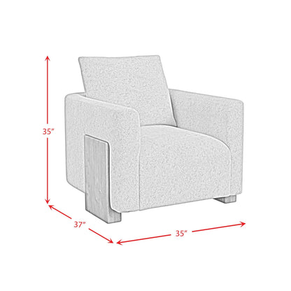 Elements International Lanvin U - 16930 - 11591 - 100 Accent Chair - American Furniture of Slidell