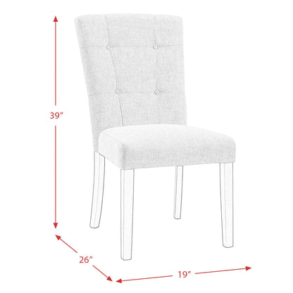 Elements International Lexi CLX100TFSC Upholstered Chair - American Furniture of Slidell
