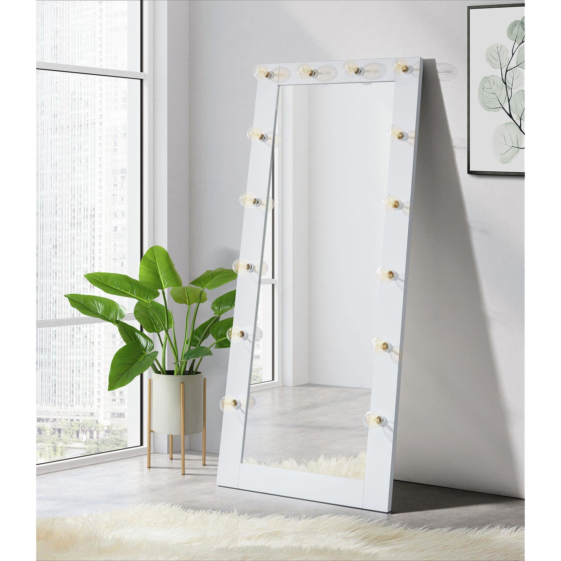 Elements International Lindy CVLY700FM Floor Mirror - American Furniture of Slidell