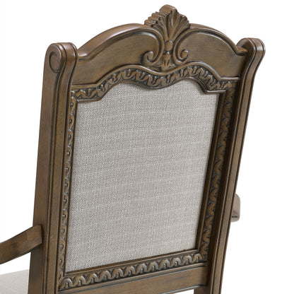 Elements International Madison Park D - 10460 - 5 - AC Dining Arm Chair - American Furniture of Slidell