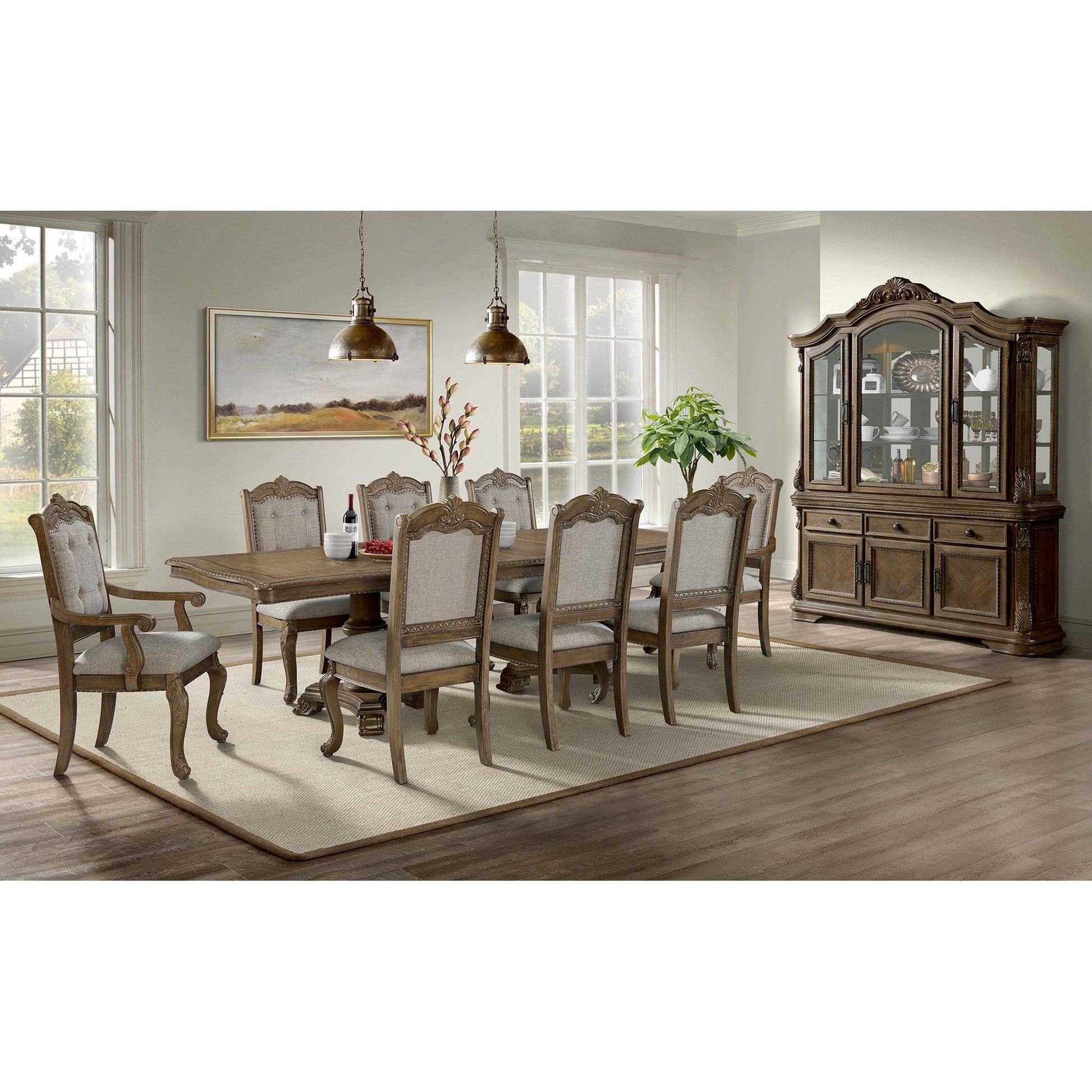 Elements International Madison Park D - 10460 - 5 - AC Dining Arm Chair - American Furniture of Slidell