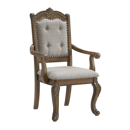 Elements International Madison Park D - 10460 - 5 - AC Dining Arm Chair - American Furniture of Slidell