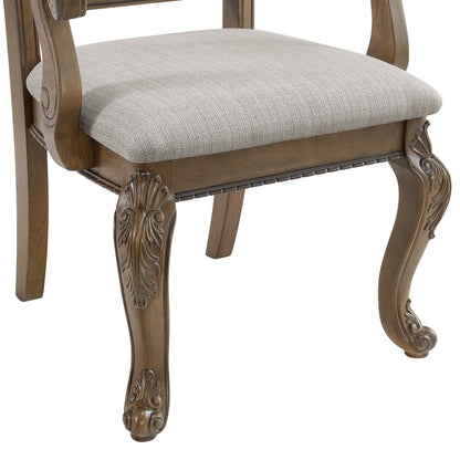 Elements International Madison Park D - 10460 - 5 - AC Dining Arm Chair - American Furniture of Slidell