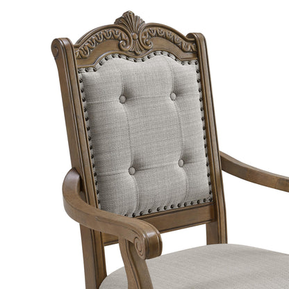 Elements International Madison Park D - 10460 - 5 - AC Dining Arm Chair - American Furniture of Slidell