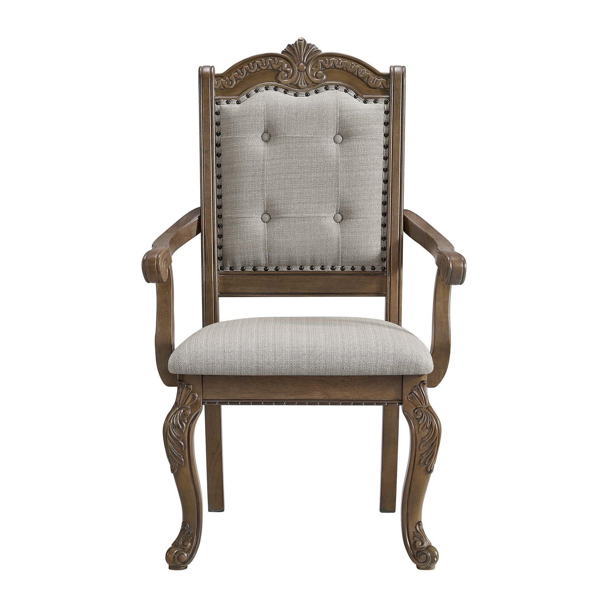 Elements International Madison Park D - 10460 - 5 - AC Dining Arm Chair - American Furniture of Slidell