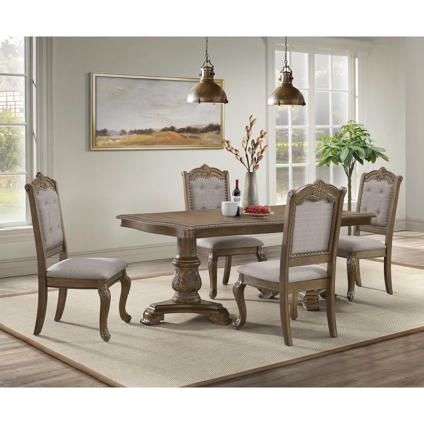 Elements International Madison Park D - 10460 - 5 - SC Dining Side Chair - American Furniture of Slidell