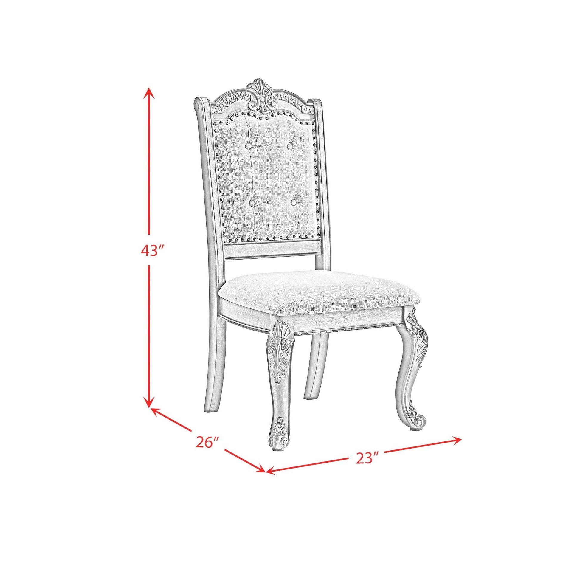 Elements International Madison Park D - 10460 - 5 - SC Dining Side Chair - American Furniture of Slidell