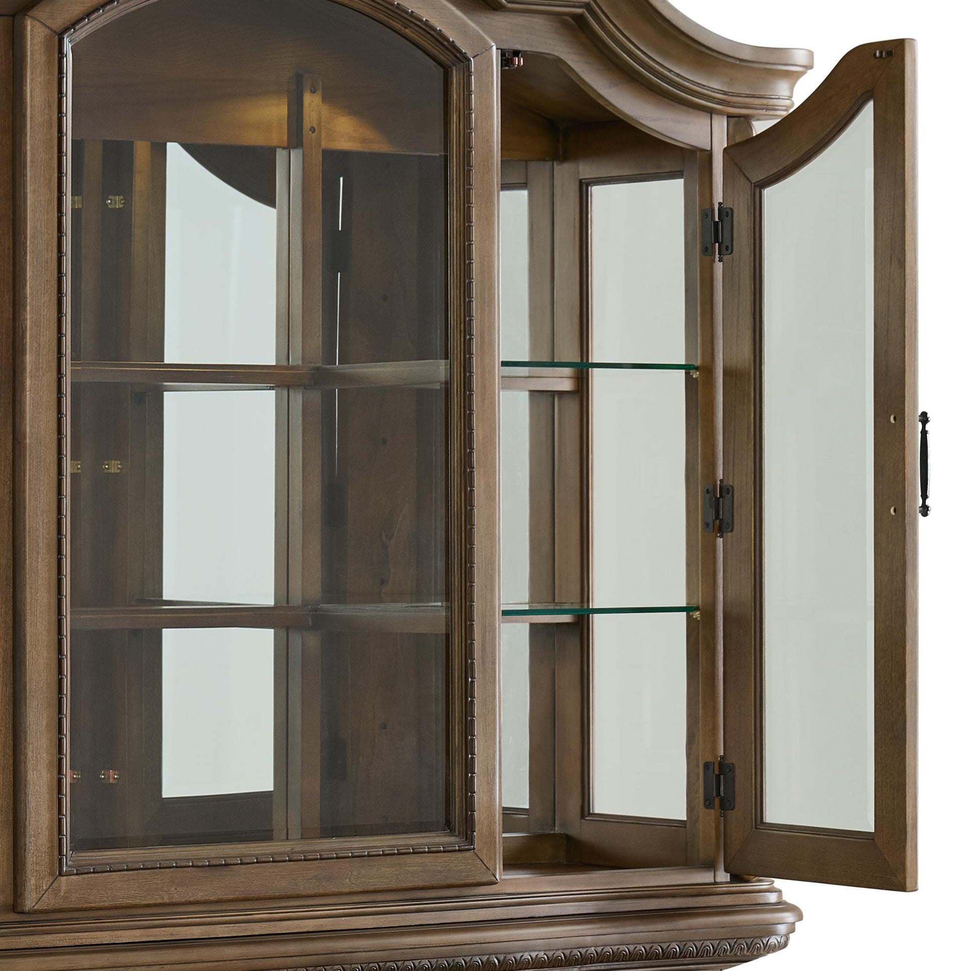 Elements International Madison Park DA - 10460 - 5 - SVHT Server And Hutch - American Furniture of Slidell