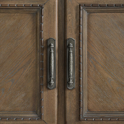 Elements International Madison Park DA - 10460 - 5 - SVHT Server And Hutch - American Furniture of Slidell