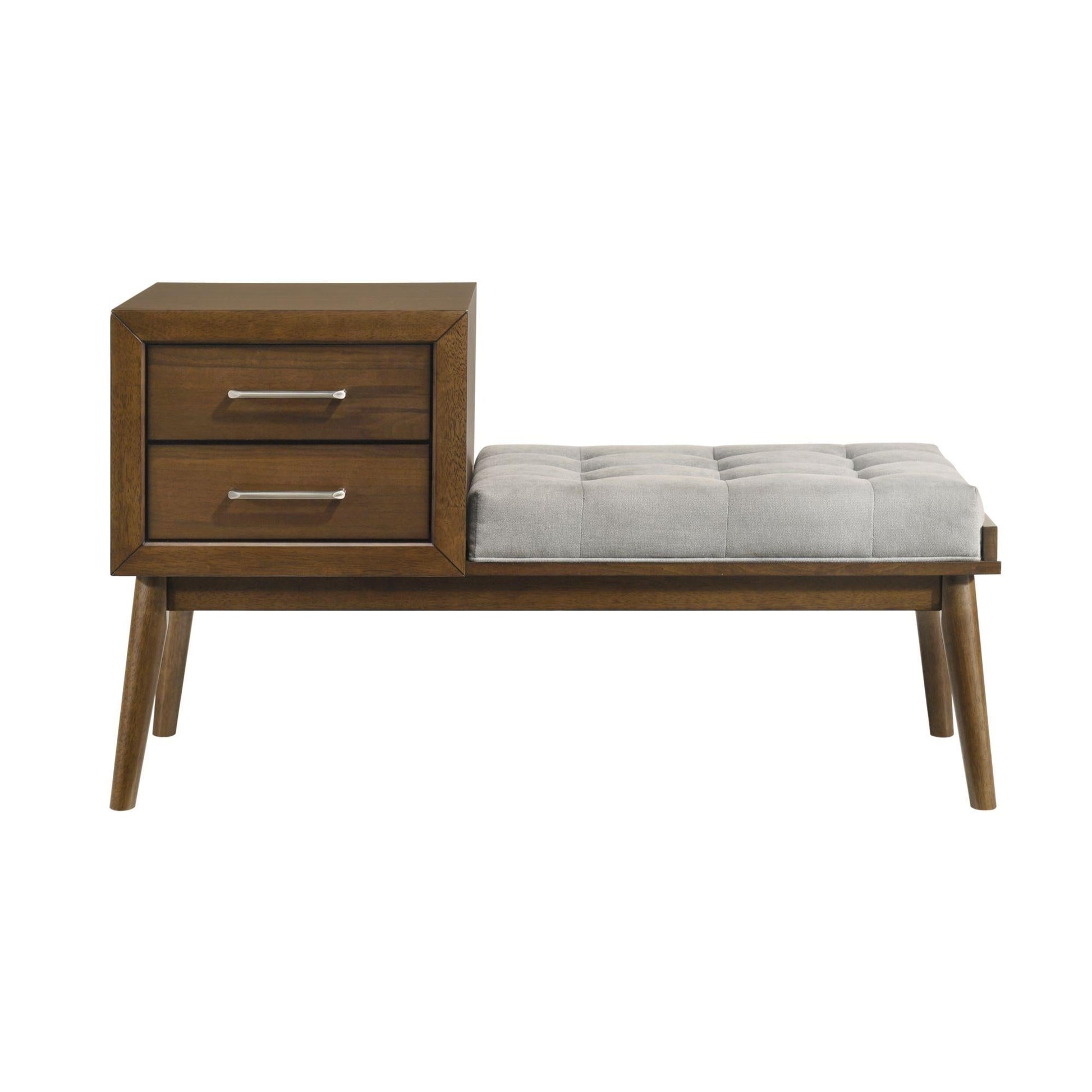 Elements International Malibu LA - 4650 - 5 - BN Bench - American Furniture of Slidell