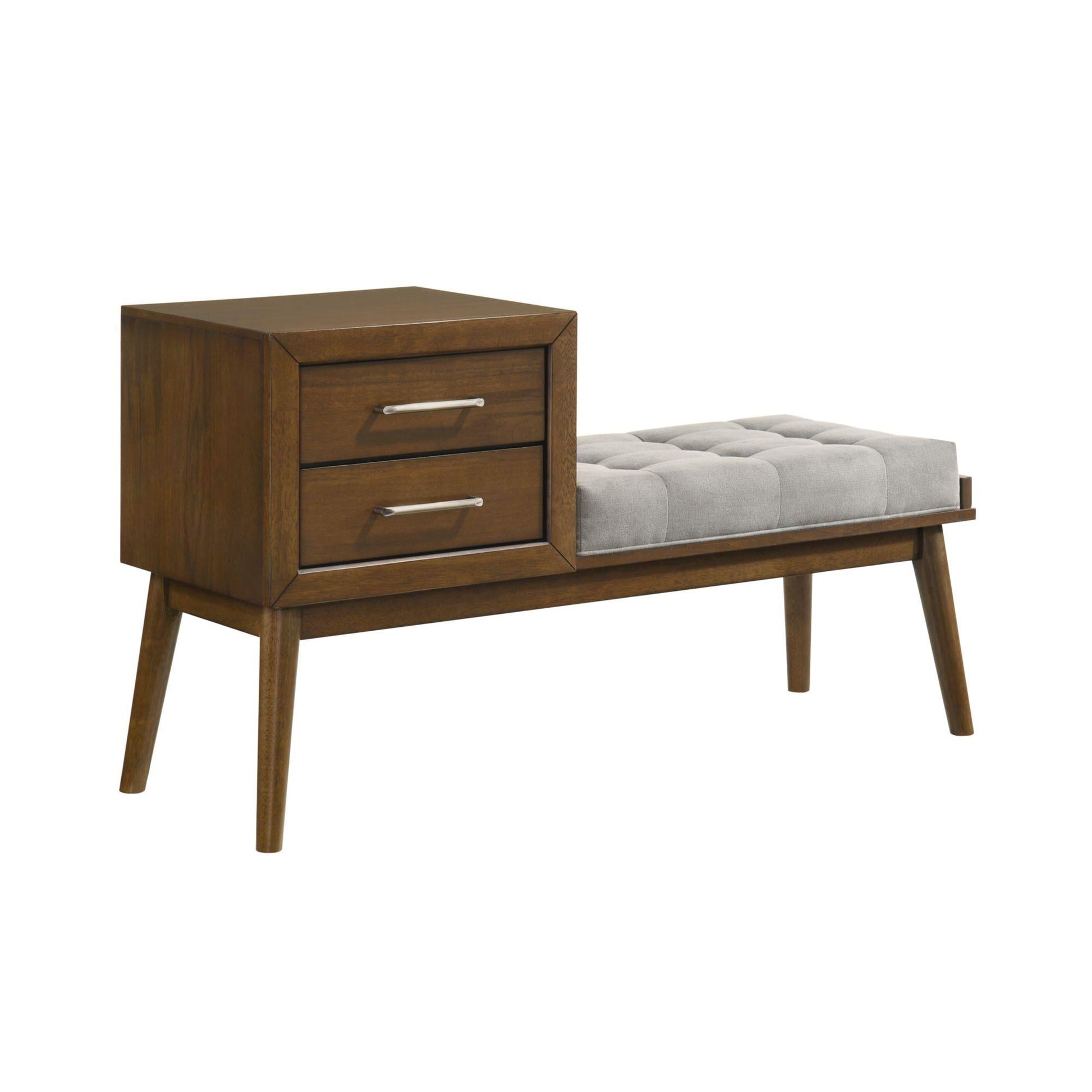 Elements International Malibu LA - 4650 - 5 - BN Bench - American Furniture of Slidell