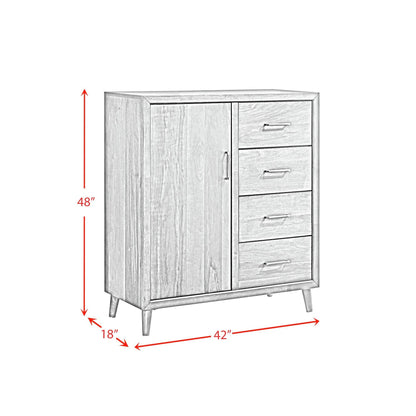 Elements International Malibu MC400CH 4 - Drawer Chest - American Furniture of Slidell