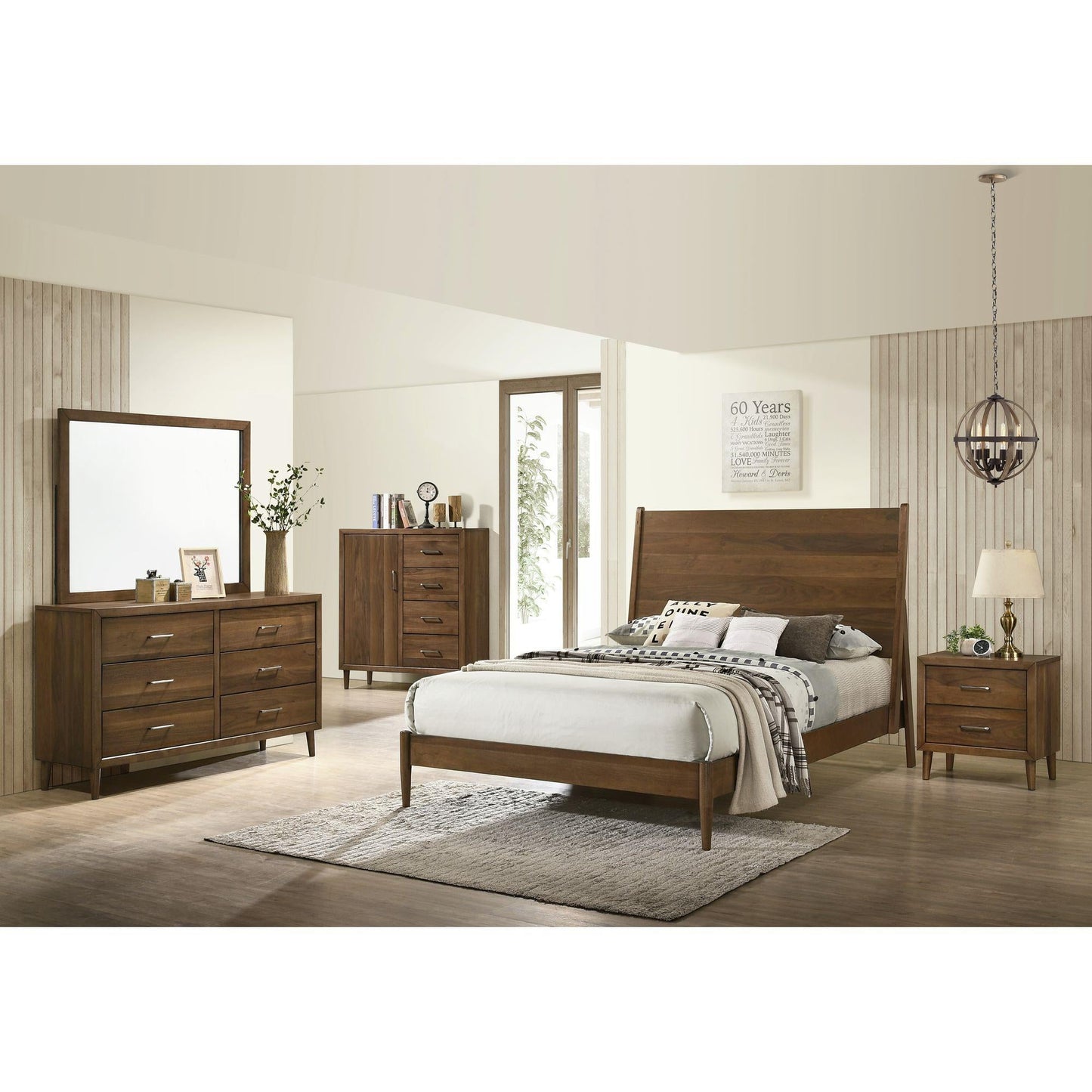 Elements International Malibu MC400FB Full Panel Bed - American Furniture of Slidell