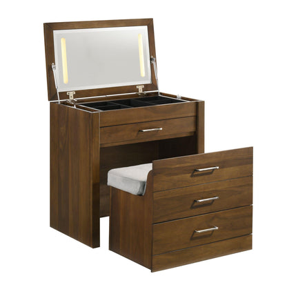 Elements International Malibu V - 4650 - 5 - VN Dressing Table - American Furniture of Slidell