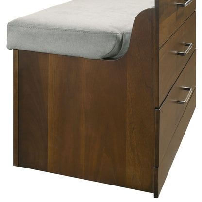 Elements International Malibu V - 4650 - 5 - VN Dressing Table - American Furniture of Slidell