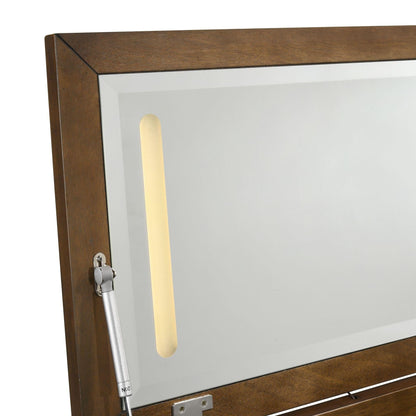 Elements International Malibu V - 4650 - 5 - VN Dressing Table - American Furniture of Slidell