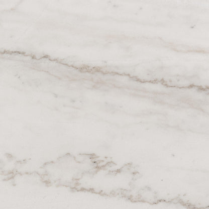 Elements International Marcello CML100CTE White Marble Rectangle Coffee Table - American Furniture of Slidell