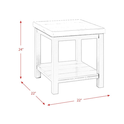Elements International Marcello CML100ET End Table - American Furniture of Slidell