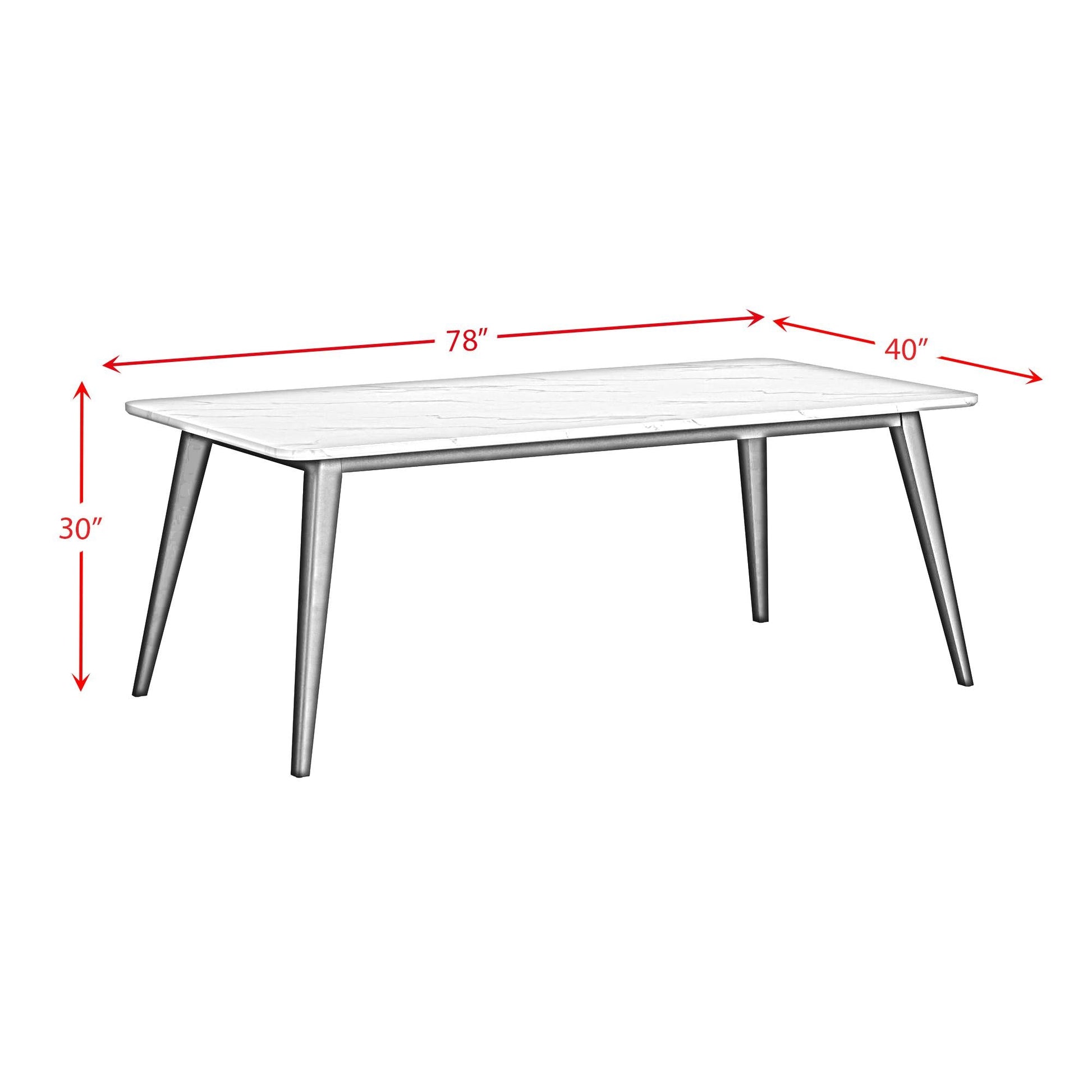 Elements International Marlene D - 15850 - 8 - DT Dining Table - American Furniture of Slidell