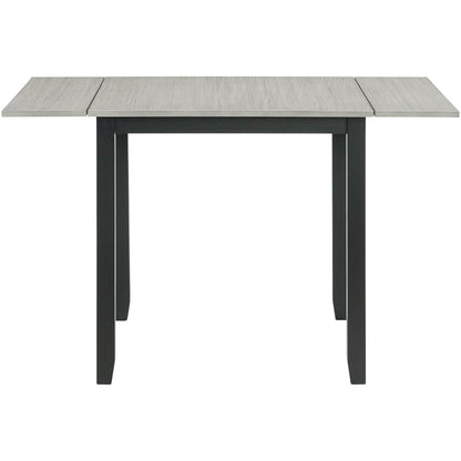 Elements International Martin DMT3003DLDS 3 pc Dinette - Grey/Black - American Furniture of Slidell