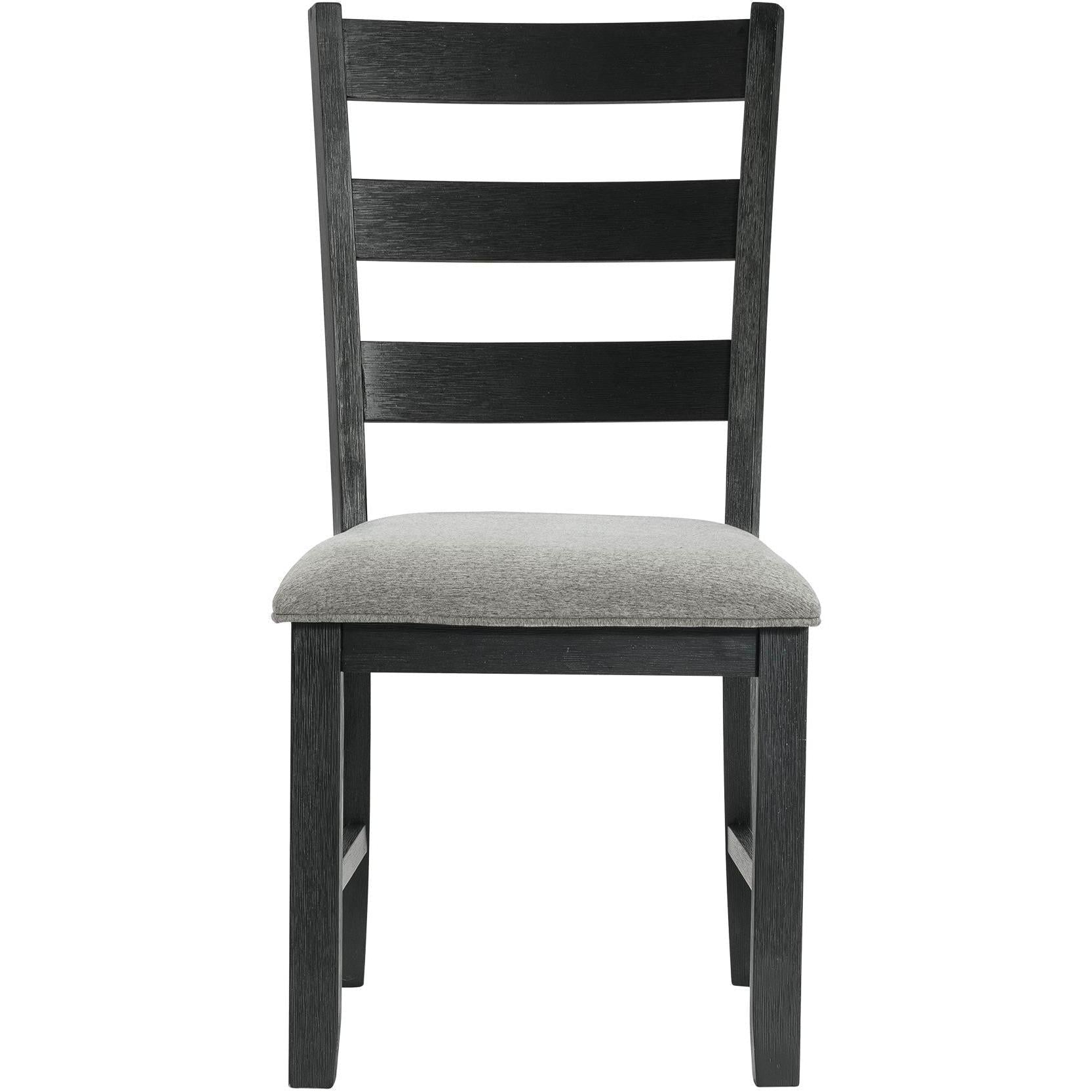 Elements International Martin DMT3003DLDS 3 pc Dinette - Grey/Black - American Furniture of Slidell