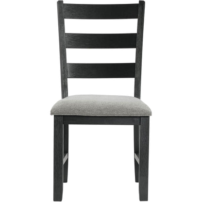 Elements International Martin DMT3003DLDS 3 pc Dinette - Grey/Black - American Furniture of Slidell