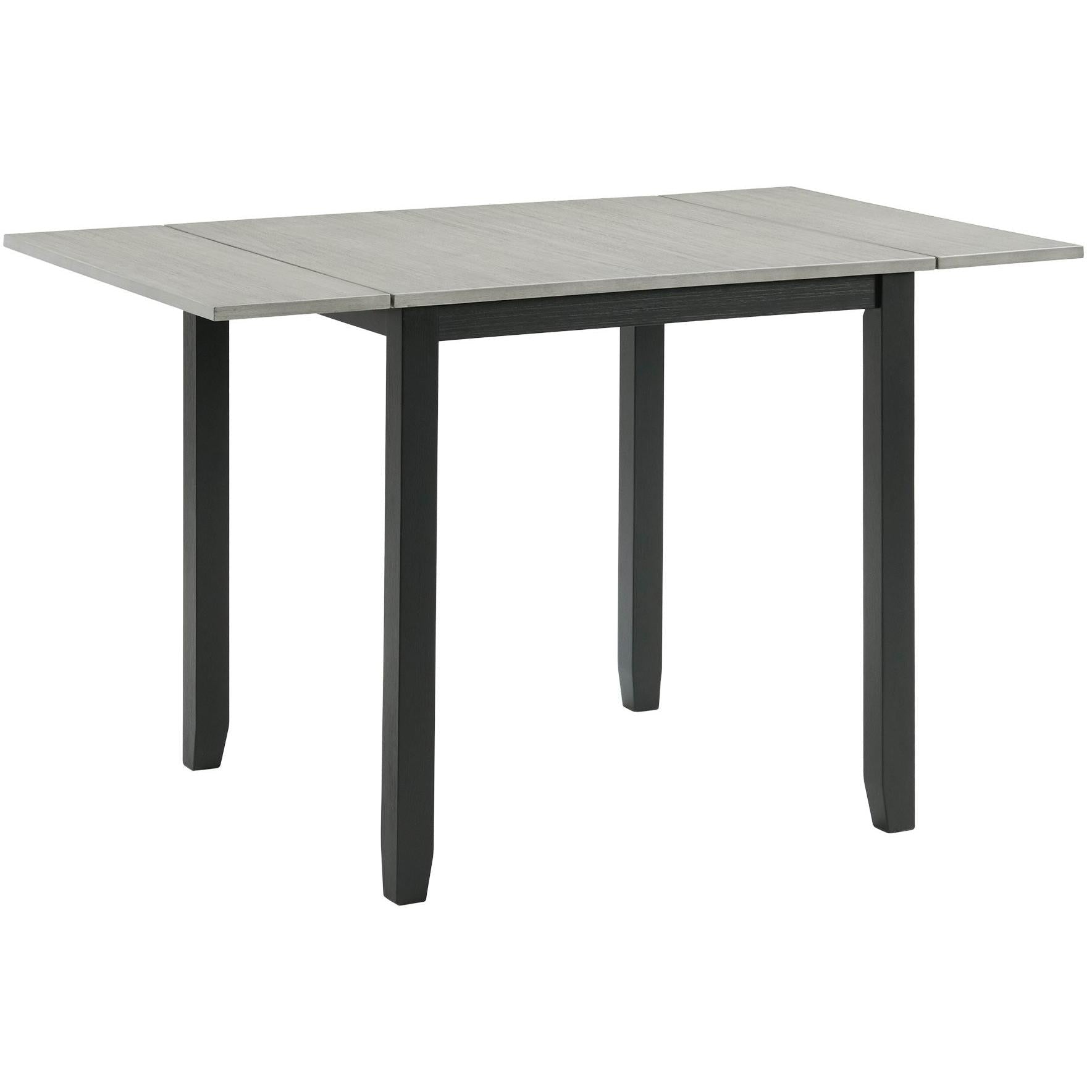 Elements International Martin DMT3003DLDS 3 pc Dinette - Grey/Black - American Furniture of Slidell