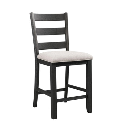 Elements International Martin Gray DMT3005CS 5 pc Counter Height Dinette - American Furniture of Slidell