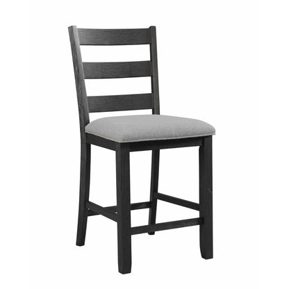 Elements International Martin Gray DMT3006CS 6 pc Counter Height Dinette - American Furniture of Slidell