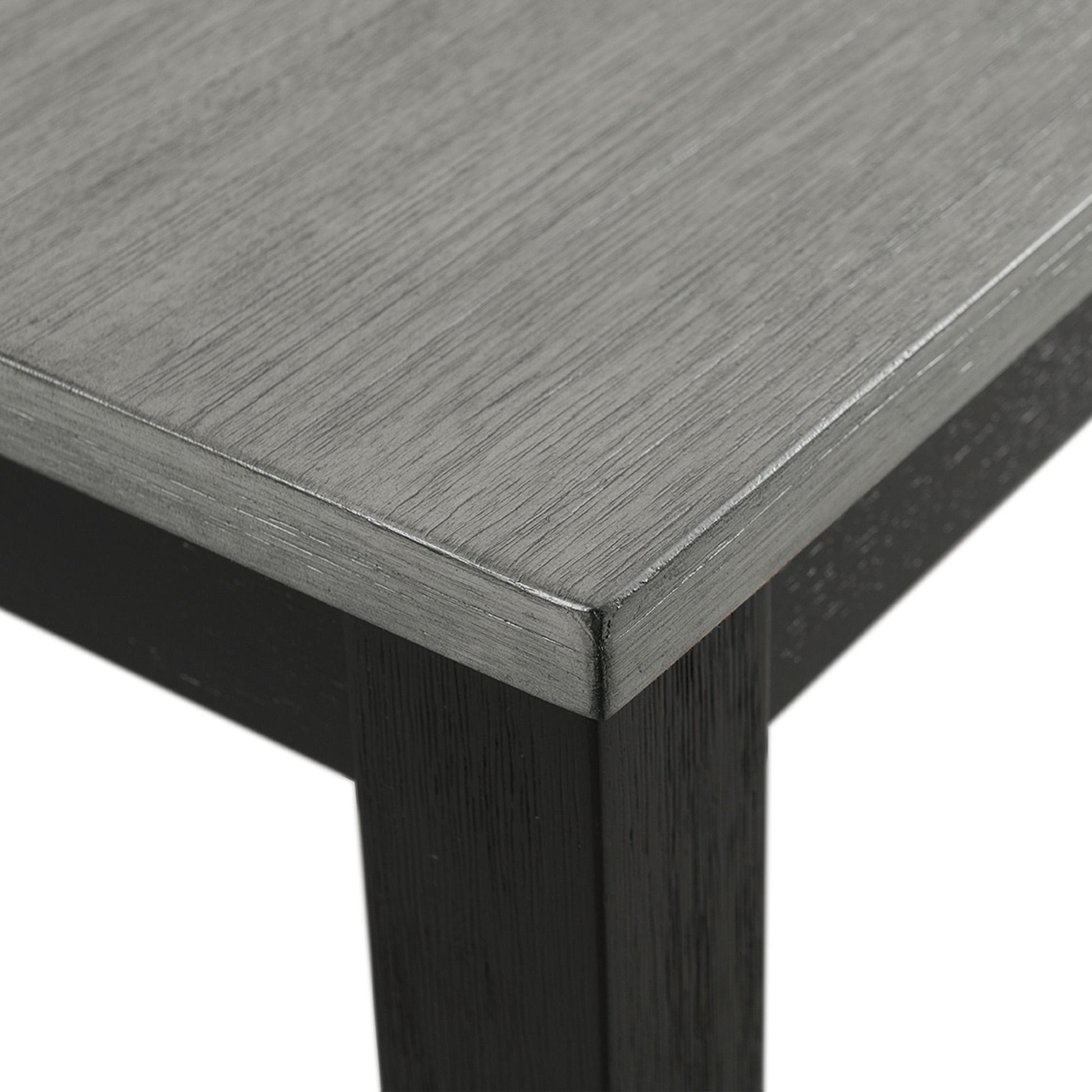 Elements International Martin Gray DMT3006DS 6 pc Dinette - American Furniture of Slidell