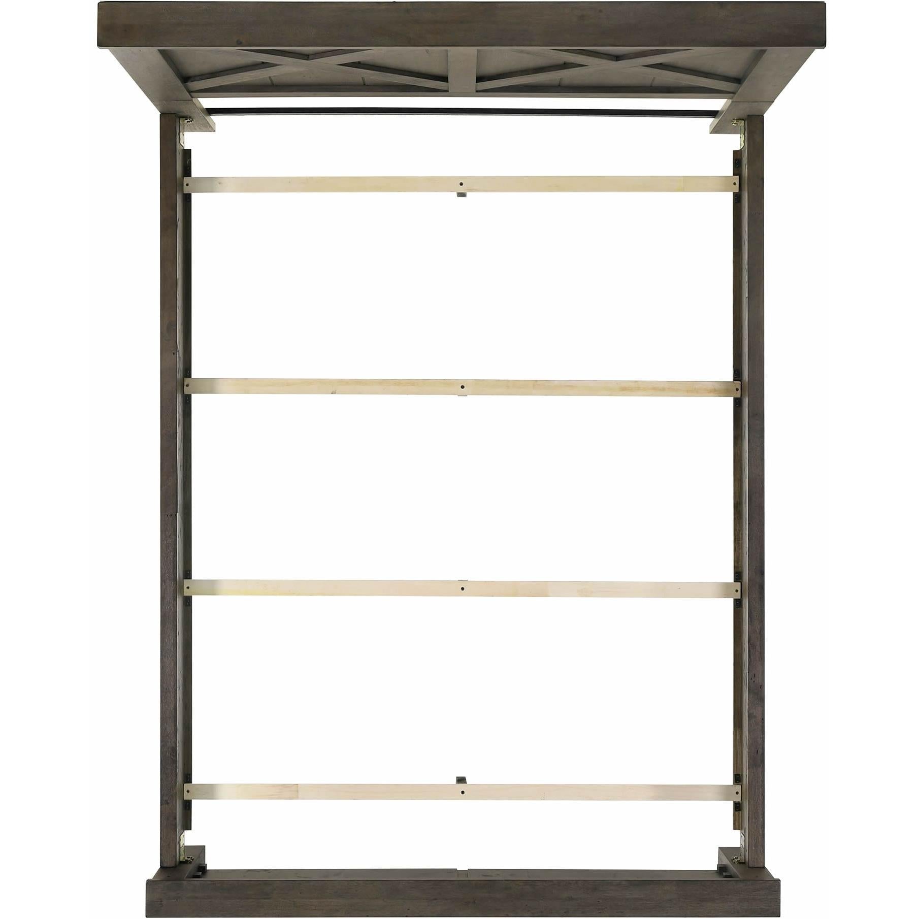 Elements International Maverick Queen Panel Bed Grey - American Furniture of Slidell