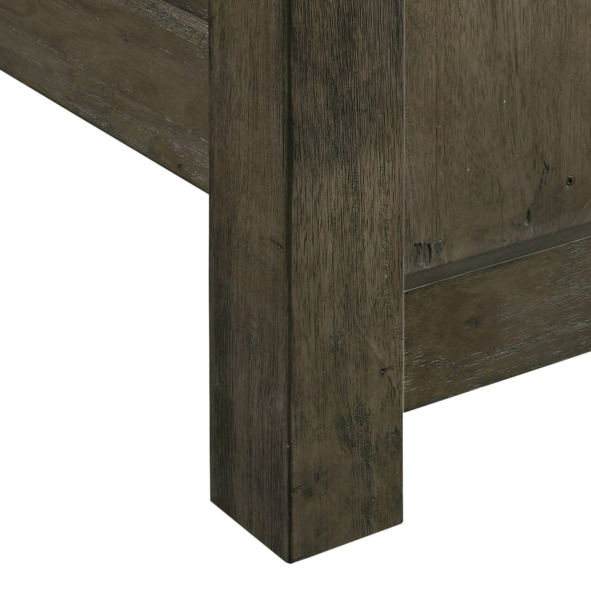 Elements International Maverick Queen Panel Bed Grey - American Furniture of Slidell