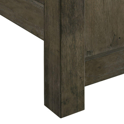 Elements International Maverick Queen Panel Bed Grey - American Furniture of Slidell